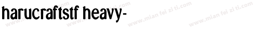 harucraftstf heavy字体转换
